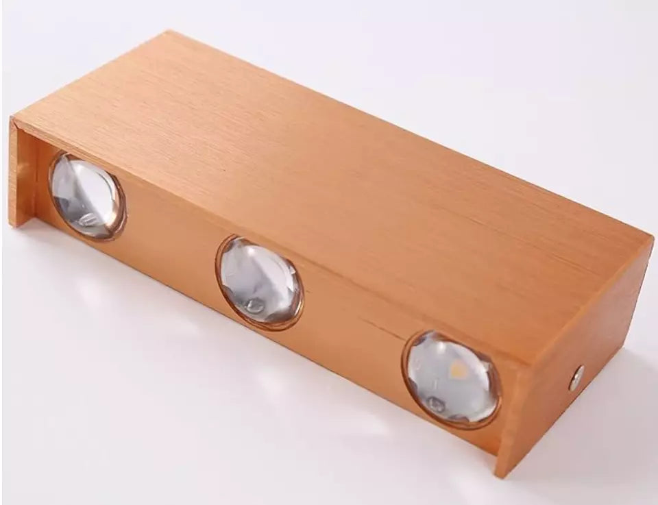 Modern Wall Mount Lights In UK – 6W Hardwired, Up Down Wall Lights, Indoor Mini Brushed

