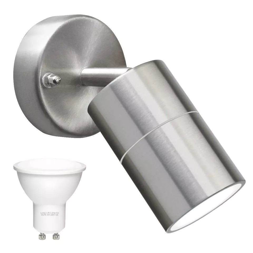 Buy Adjustable Stainless Steel Wall Spotlight In UK - Shop Now!