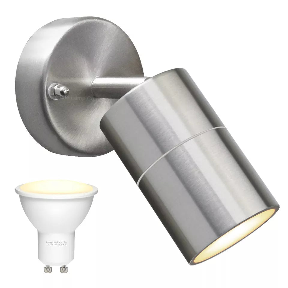 Buy Adjustable Stainless Steel Wall Spotlight In UK - Shop Now!