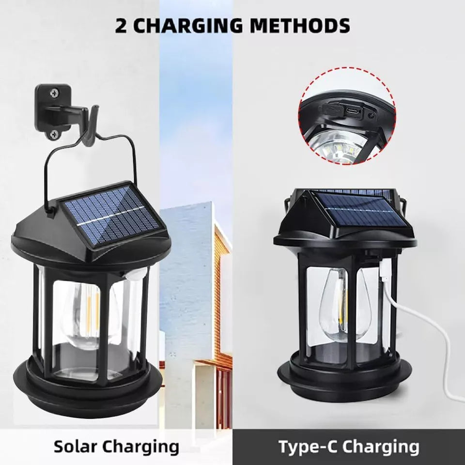 Buy Vintage Solar Powered Motion Sensor Lantern Lamp In UK - Shop Now!
