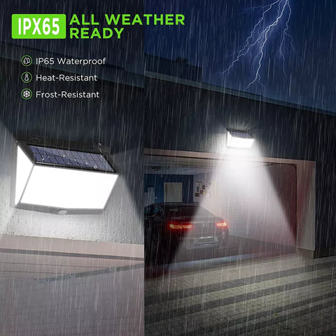 Close-up of the motion sensor on the Super Bright Outdoor Solar Light​

