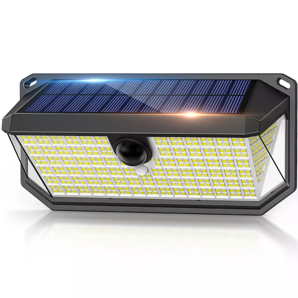 Solar Outdoor Lights In UK – 6500 K, Motion Sensor, Three Modes, Solar Security Lights