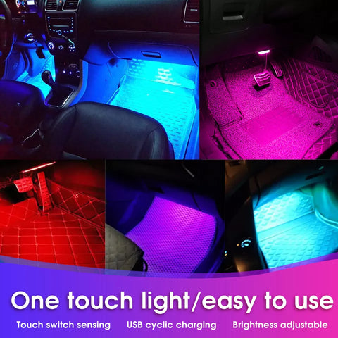 RGB color-changing LED lights for car, van, and truck interiors – UK

