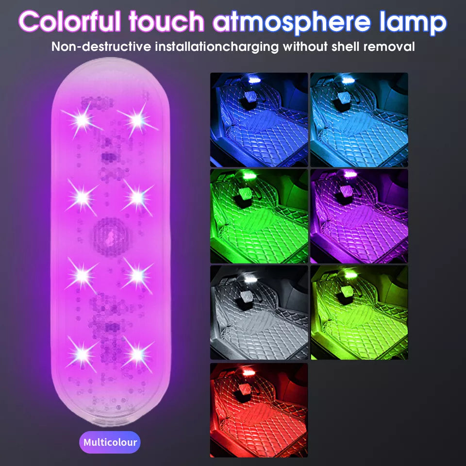 Buy LED Wireless RGB Car Interior Footwell Lights - Shop Now!