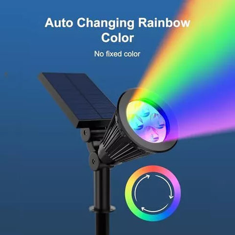Solar LED Garden Spot Light Outdoor Waterproof Landscape Path Lamp