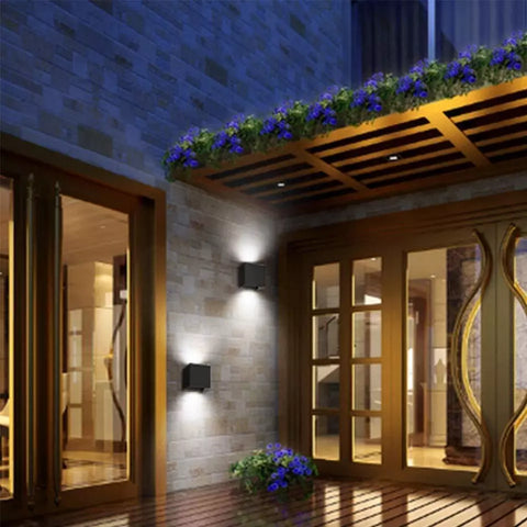 Modern LED Up Down Wall Lights Lighting Fixture Outdoor Indoor Lamp lighting UK