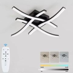 Warm white LED ceiling light creating cosy ambiance

