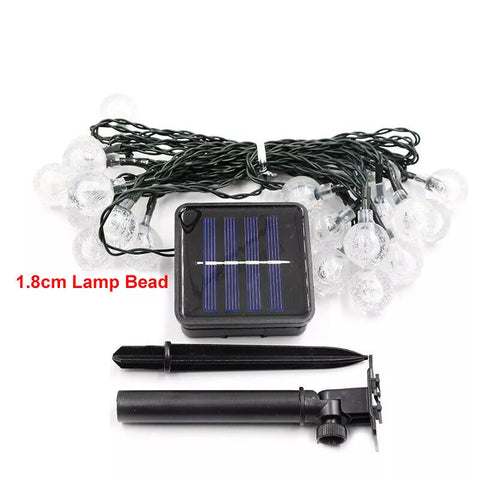 Warm White Retro Solar LED String Lights UK

