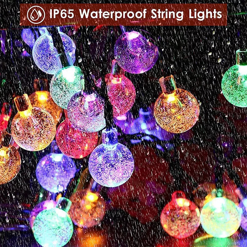 Buy Retro Bulb LED Solar Powered String Lights In UK - Shop Now!