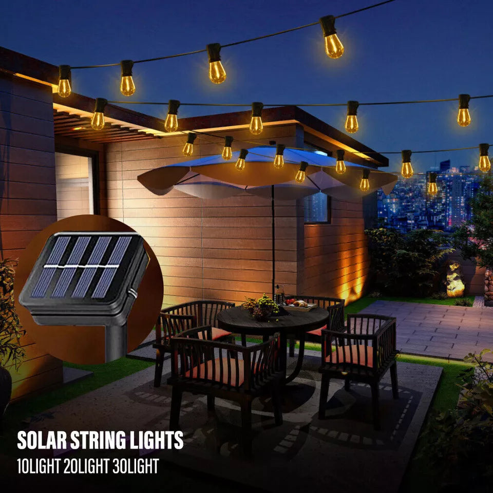 Buy Retro Bulb Solar Powered String Light In UK - Shop Now!
