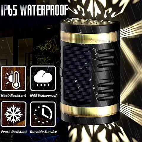 Durable stainless steel solar outdoor lamp


