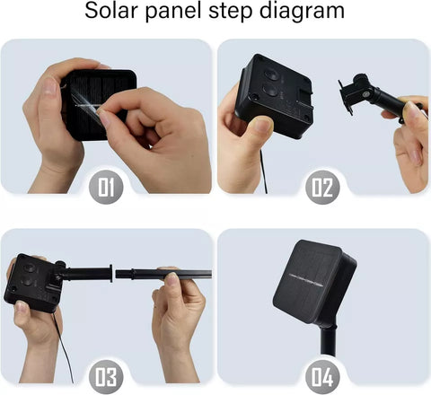 Waterproof Retro Bulb Solar Lights for Fence UK

