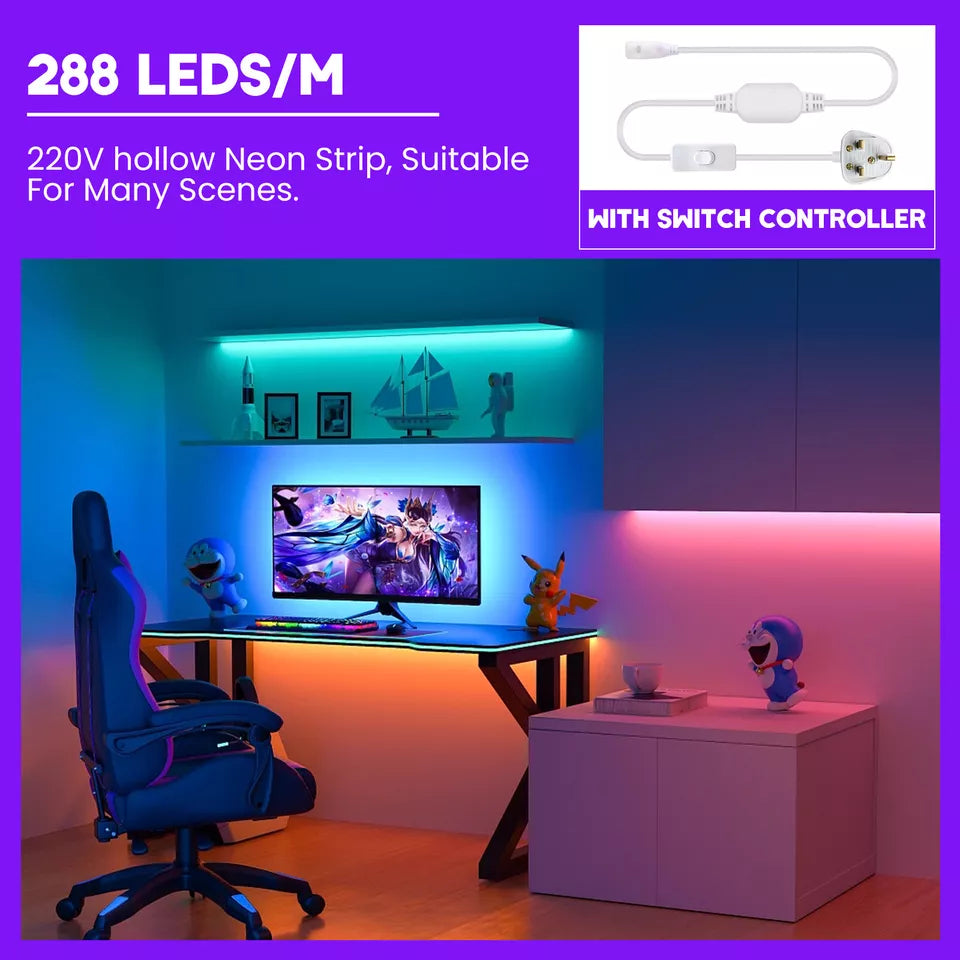 Buy Modern LED RGB Rope Strip Decorative Light In UK - Shop Now!