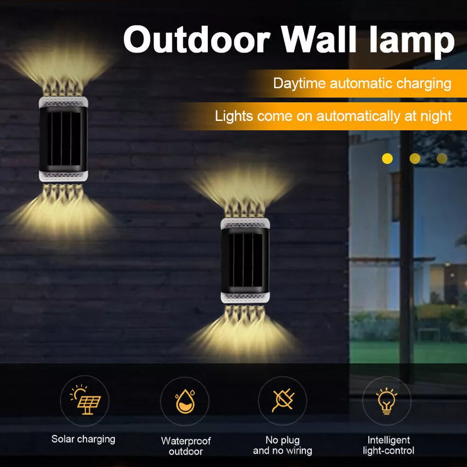 Buy Super Bright Solar Powered Door Fence Wall Light In UK - Shop Now!