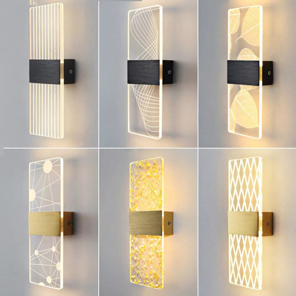 Modern LED Wall Lamp In UK – Crystal Interior Wall Lights for Living Room Bedroom Corridor Balcony
