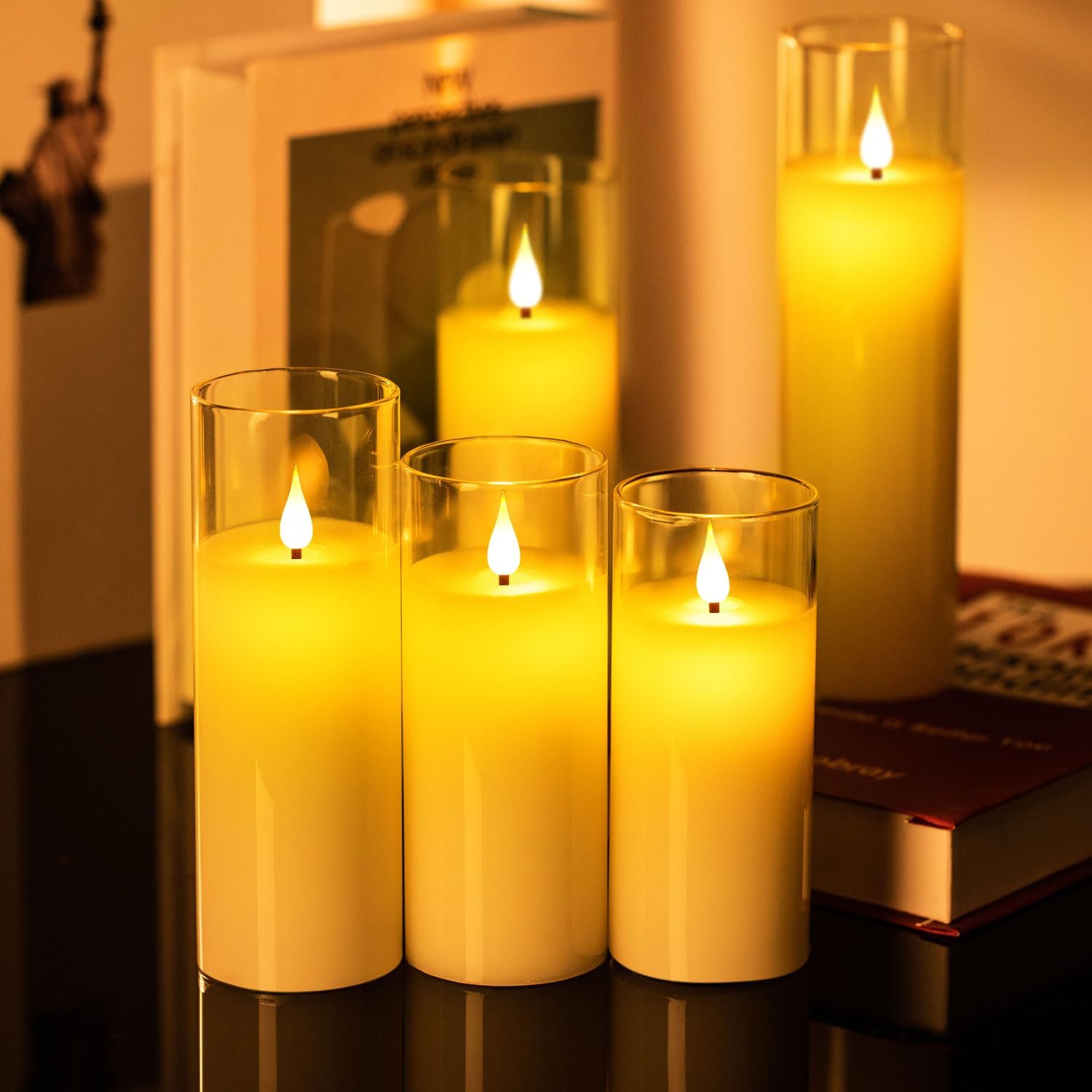 safe flameless candles for home decor