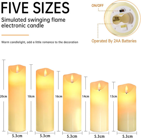 safe flameless candles no fire