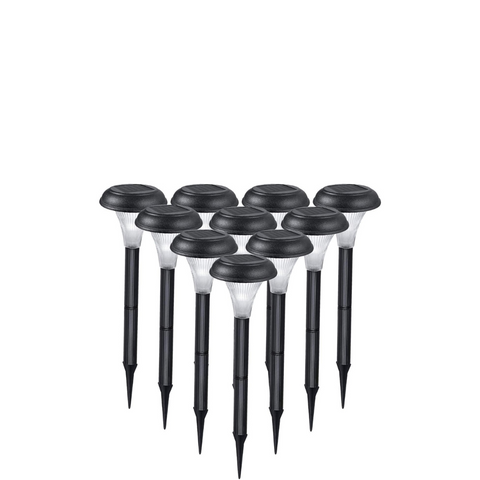 solar garden lights outdoor 10 pack


