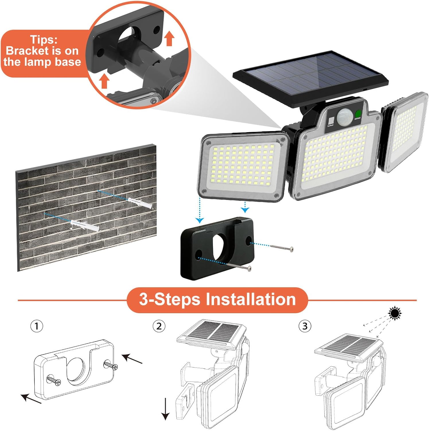 solar garden spotlights with remote

