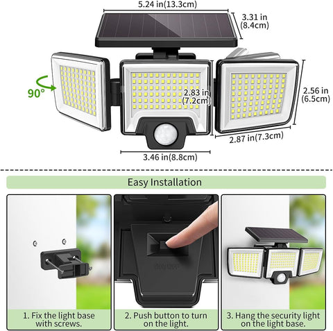 solar powered flood light




