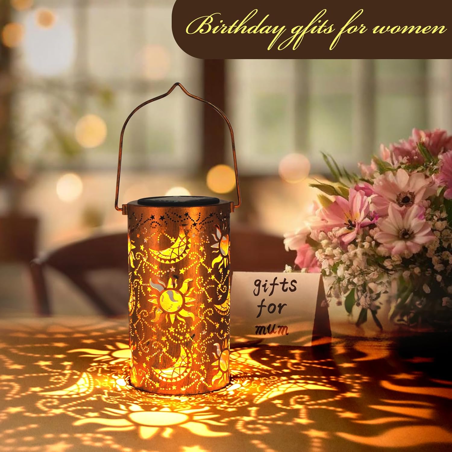 sun moon solar lantern outdoor

