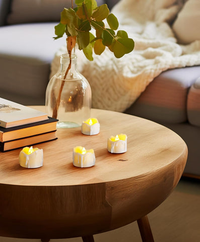 tea lights with built in timer