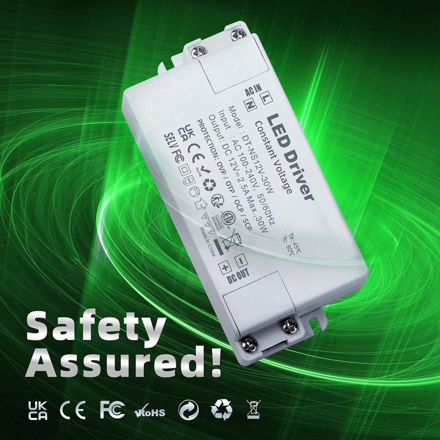transformer for cabinet LED lighting


