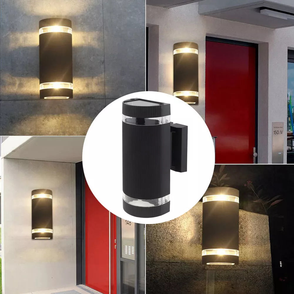 Best Up Down Wall Sconce – GU10 Lamp for Indoor & Outdoor – Balcony, Garage, Porch, Patio