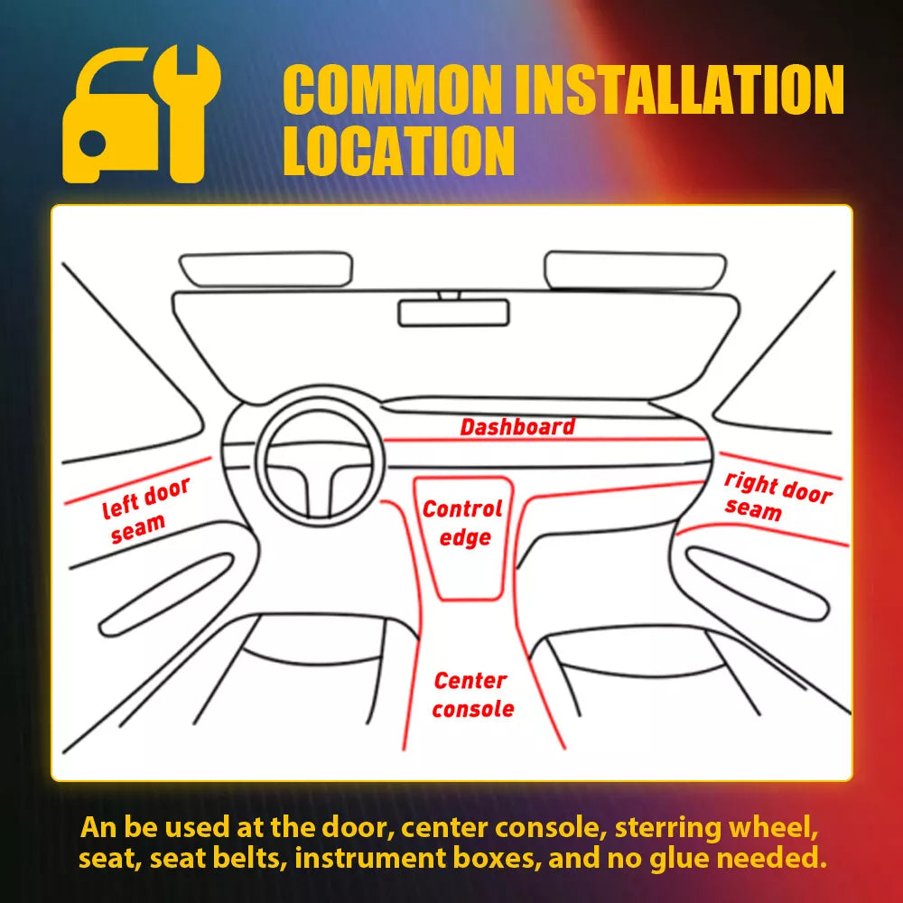 Buy 5W LED Car Interior Inside Neon Strip Light In UK - Shop Now!