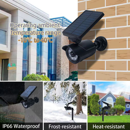 Buy Dummy CCTV Camera LED Solar Security Lights in UK - Shop Now