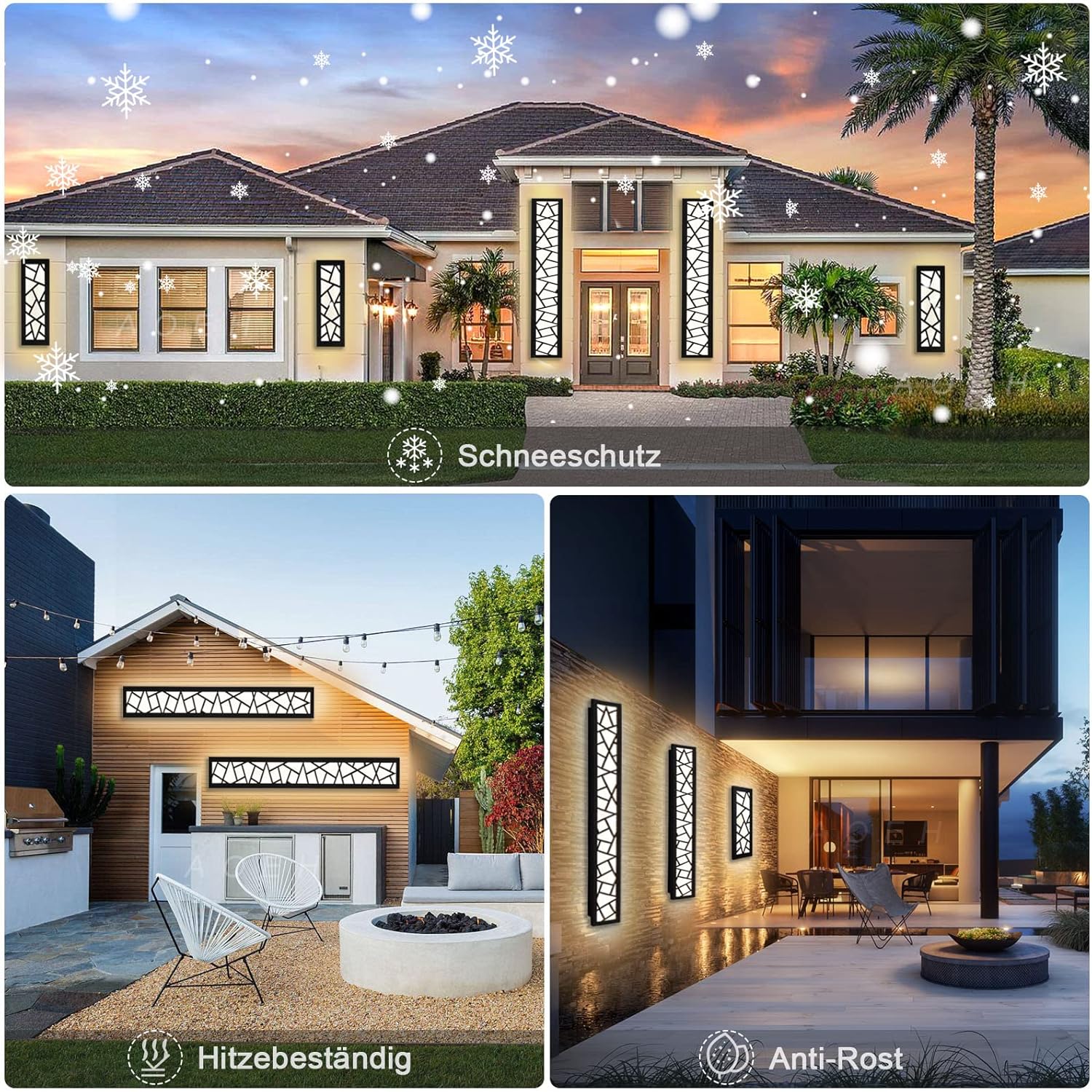 wall mounted LED light outdoor

