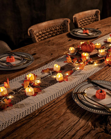 warm white led tealight candles