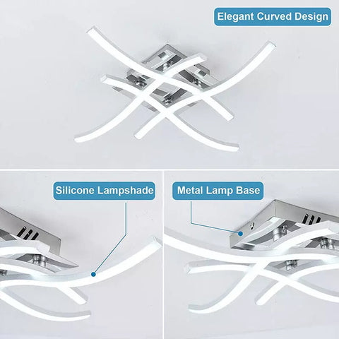 white ceiling light